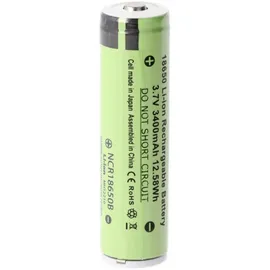 Panasonic Akku passend für icucam 4, 5 icucell 18650, 3400mAh Lithium Ionen Akku 3 Stück pro Set