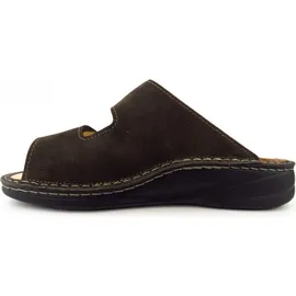 Finn Comfort Psara Nubuk slate oxide Herren Pantolette in Braun, Größe 45 - Braun - 45