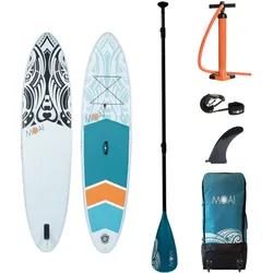 MOAI 9'5 SUP Board Stand Up Paddle aufblasbar Surfboard Fiberglass Paddel 4 CM