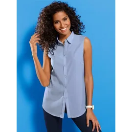 Sieh an! Blusentop Blau 50