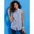 Sieh an! Blusentop Blau 50