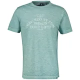 LERROS T-Shirt »LERROS Herren T-Shirt mit Alloverprint«, blau