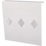 Szagato Heizkörperverkleidung 60 x 60 cm Design Raute weiß