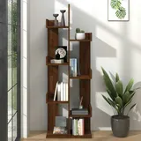 vidaXL Bücherregal 48x25,5x140 cm Braun Holzwerkstoff