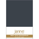 JANINE 5007 Mako-Feinjersey 140 x 200 - 160 x 200 cm titangrau