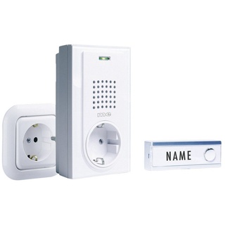 m-e FG-2.2 Funkklingel Komplett-Set mit Namensschild