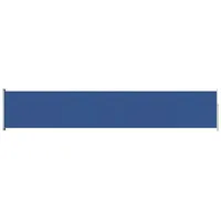 vidaXL Seitenmarkise Ausziehbar 117 x 600 cm Blau Polyester