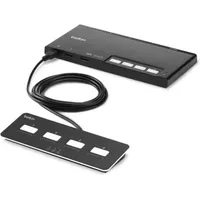 Belkin F1DN004MOD-KM-4, Schwarz, KVM Switch, Schwarz