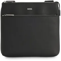 Boss Zair Umhängetasche Leder 26 cm schwarz