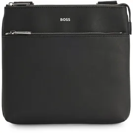 Boss Zair Umhängetasche Leder 26 cm schwarz