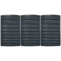 4rain ExtraSLIM stone decor Wandtank-SET 1200 Liter graphite grey,