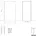 Bernstein EX101 Schwarz graues Glas Milchglas-Muster Wave 140cm