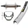 Bikeparts Bike-Parts Laufrad|Vorderrad 28x1.75 Alunabe silber Festachse 36-Loch Exal ZX 19 silber Nirosta-Speichen