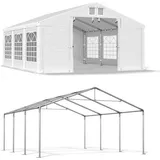 PARTYZELT 3x6 PVC Pavillon Festzelt Gartenzelt Bierzelt Wasserdicht 6x3 weiß S