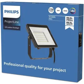 Philips Außenstrahler Metall 2,8 cm inkl. Bewegungsmelder schwarz