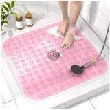 luxuskollektion Duschmatte rutschfest Rosa