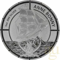 1 Unze Silbermünze Solomon Island Anne Bonny 2021