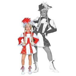 Rote Tanzmarie Selena Kinderkostüm - 116