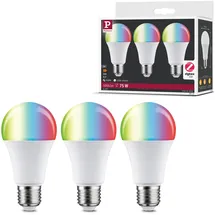 Paulmann LED-Birne 29151 11 W E27 RGBW 1055 lm 3 St.