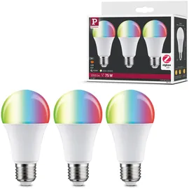 Paulmann LED-Birne 29151 11 W E27 RGBW 1055 lm 3 St.