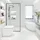 Home Deluxe BAKI Walk-In-Dusche 160 x 200 cm schwarz Klarglas