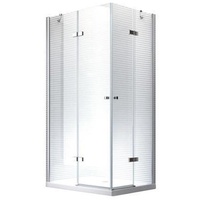 Glaszentrum Hagen - 100x80x195 cm Duschkabine Eckeinstieg Eckduschkabine Dusche