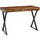 KADIMA DESIGN Schreibtisch Sheesham, X-förmiges Metallgestell, Schublade. 120x55x78 cm