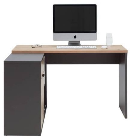 Schreibtisch Samson in Eiche/Graphitfarben