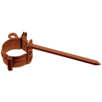 Inefa Rohrschelle DN 100 mit Schlagstift Stahl Braun