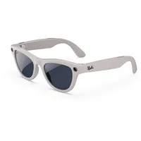 Meta Ray-Ban Meta Skyler, glänzend Kreidegrau, Klar - Grau