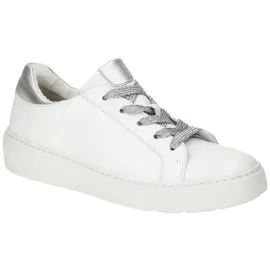Gabor Sneaker Damen Weiß/Silber 38