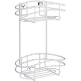 Wenko Wandregal 2 Etagen 24 x 32,5 x 15 cm Weiß