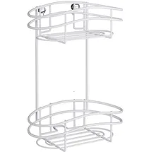 Wenko Wandregal 2 Etagen 24 x 32,5 x 15 cm Weiß