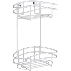 Wenko Wandregal 2 Etagen 24 x 32,5 x 15 cm Weiß
