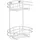 Wenko Wandregal 2 Etagen 24 x 32,5 x 15 cm Weiß