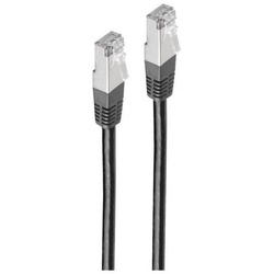shiverpeaks® shiverpeaks®-BASIC-S–Patchkabel, cat. 5e, F/UTP LAN-Kabel, RJ-45, (200 cm) schwarz
