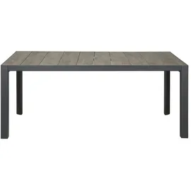 Siena Garden Silva Gartentisch 182 x 100 x 74 cm matt anthrazit