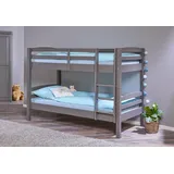 Interlink Inter Link Etagenbett aus Massivholz, in grau (BxHxT: 212x146,5x98,5 cm)