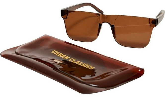 URBAN CLASSICS Sonnenbrille Unisex Sunglasses Honolulu With Case braun