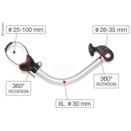 Fiamma Bike-Block Pro S4 Fahrradhalter, silber