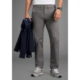MAN'S WORLD Chinohose leichte Struktur im Gewebe Grau 50