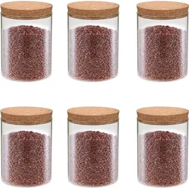 vidaXL Vorratsglas 650 ml 6 St.