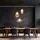 GLOBO LED Hängeleuchte 3-flg. 46 cm Metall amber klar
