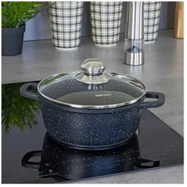 Kinghoff Marmor Kochtopf 26 cm rund