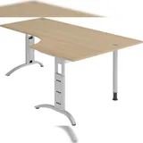 bümö Eckschreibtisch Eiche