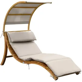 Axi Salina Sonnenliege 150 x 75 x 186,5 cm Beige