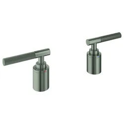 Hebelgriffe Atrio Private Collection 48651, Rändelstruktur, für 25224, hard graphite gebürstet