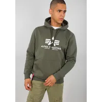 Alpha Industries Basic Hoody Kapuzensweat Für Kapuzenpullover, Dark Olive, M