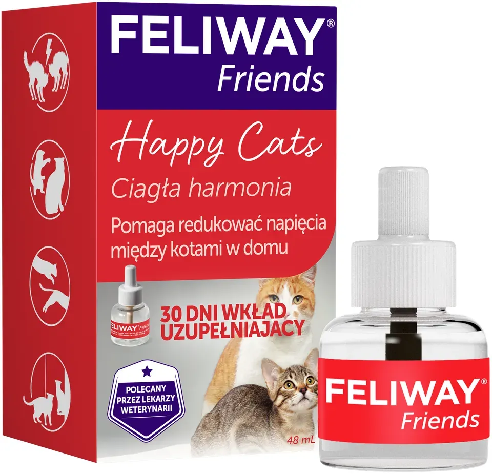 CEVA Feliway Friends Nachfüllpackung 48 ml mit C.A.P. Pheromonen. (Rabatt für Stammkunden 3%)