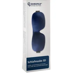 Ohropax Schlafmaske 3D blau
